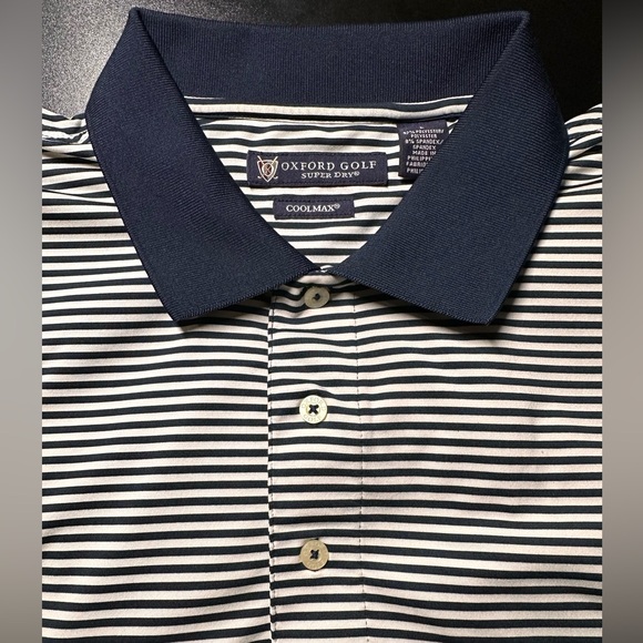 Oxford Coolmax Golf Shirt - Picture 1 of 3